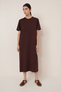 Kowtow Tee Dress Mahogany