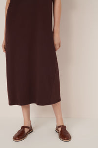 Kowtow Tee Dress Mahogany
