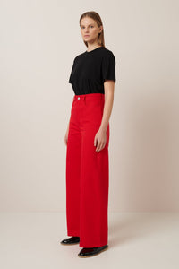 Kowtow Unity Pant Red