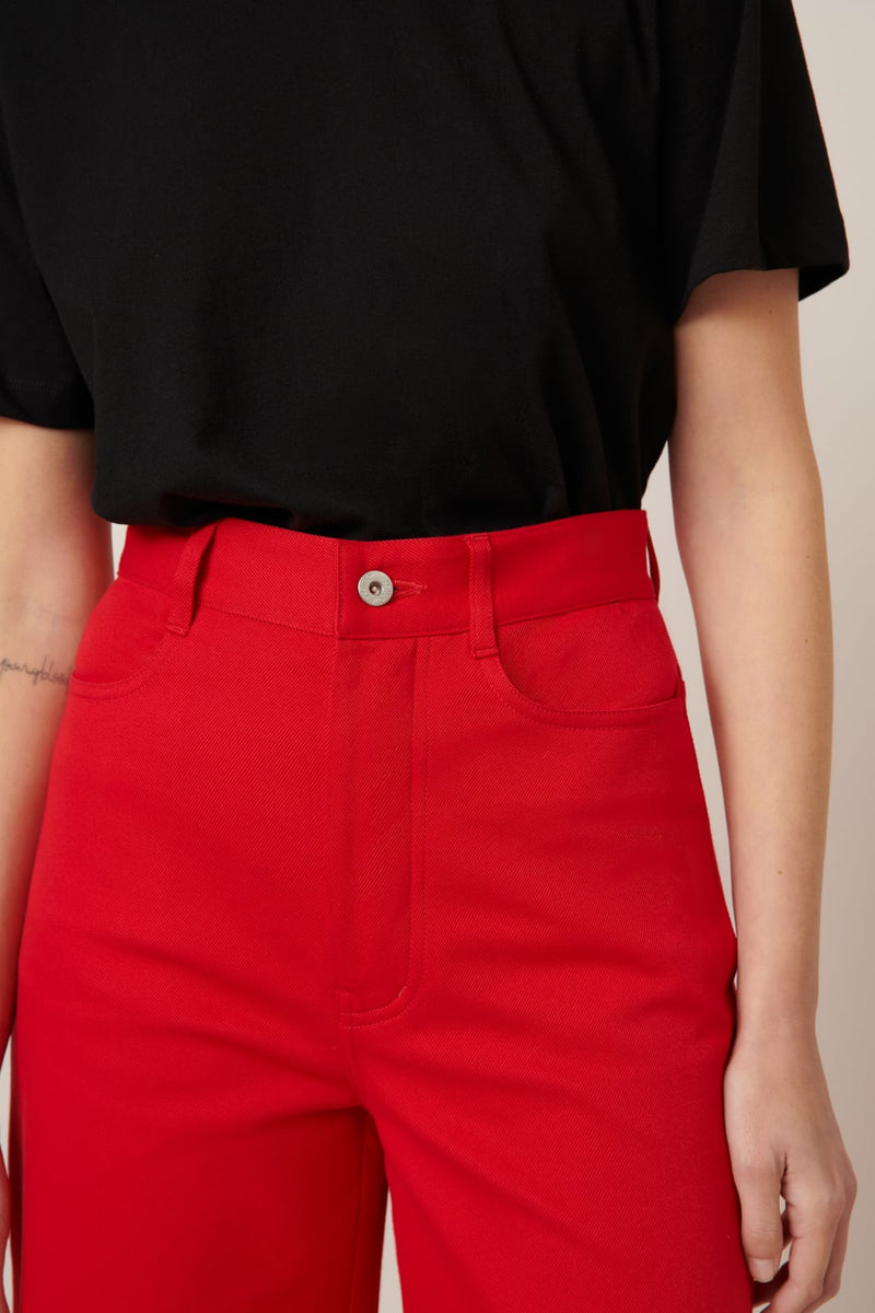 Kowtow Unity Pant Red