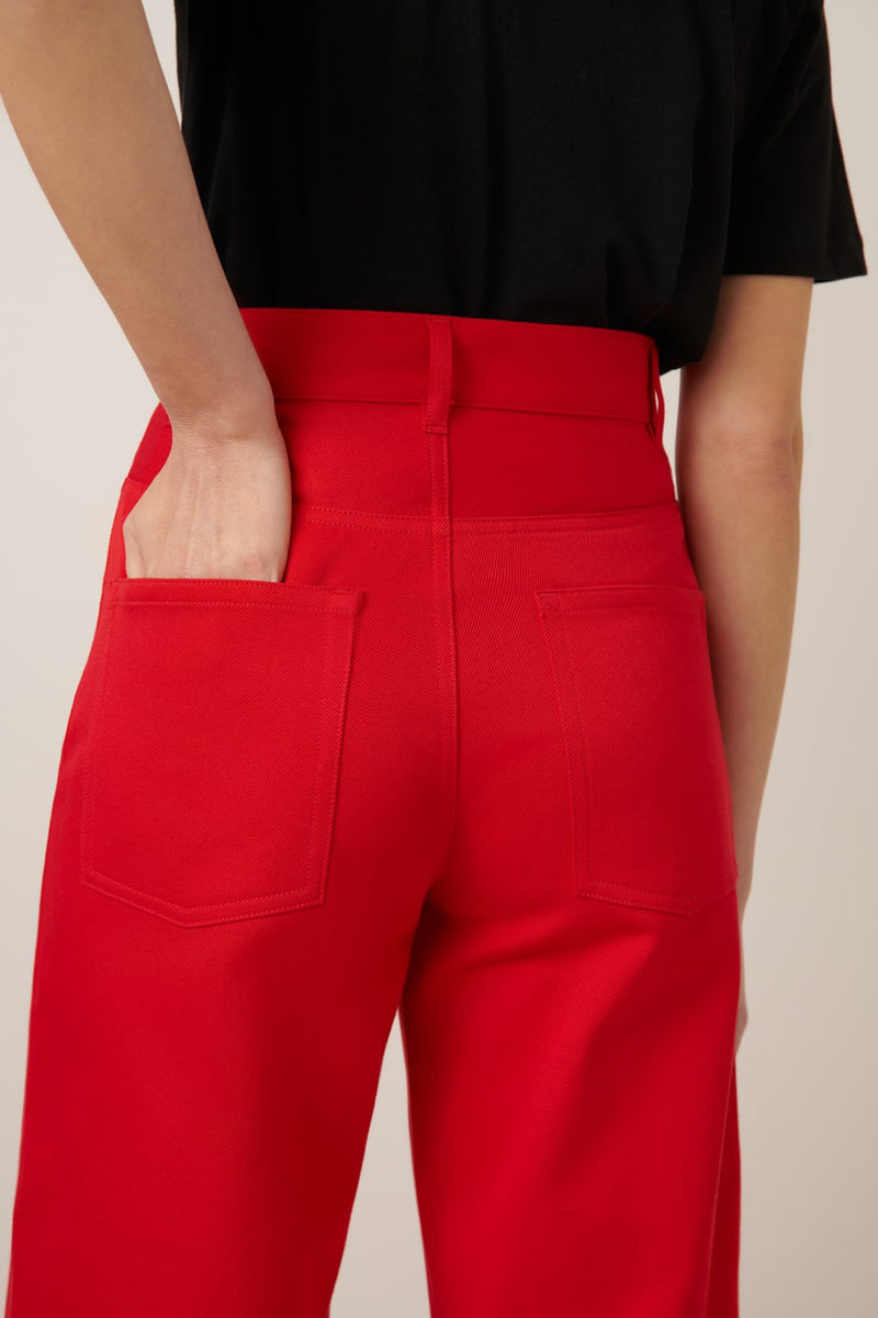 Kowtow Unity Pant Red