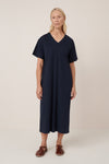 Kowtow Unity Tee Dress Navy