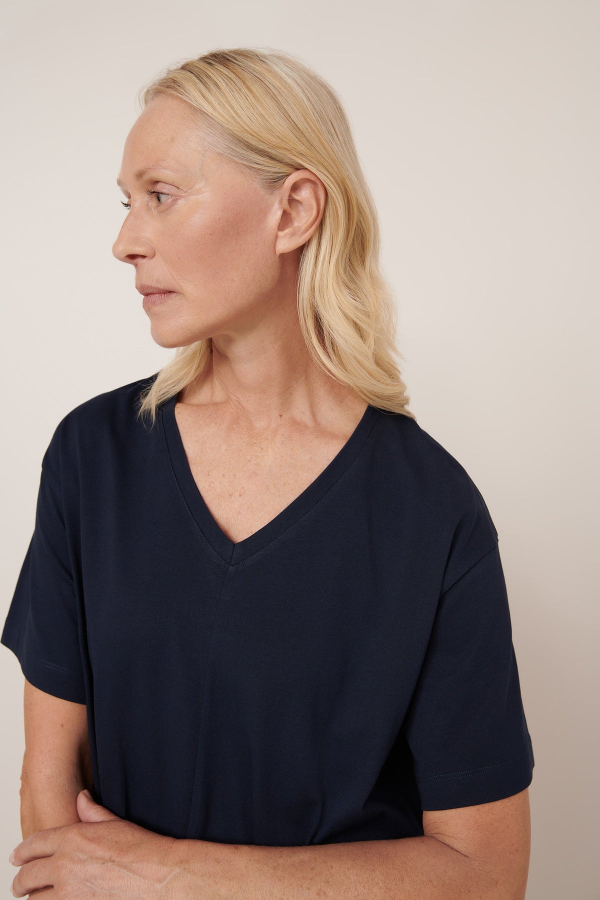 Kowtow Unity Tee Dress Navy