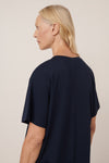 Kowtow Unity Tee Dress Navy
