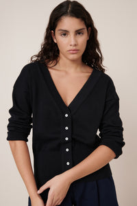 Kowtow Willow Cardigan Black