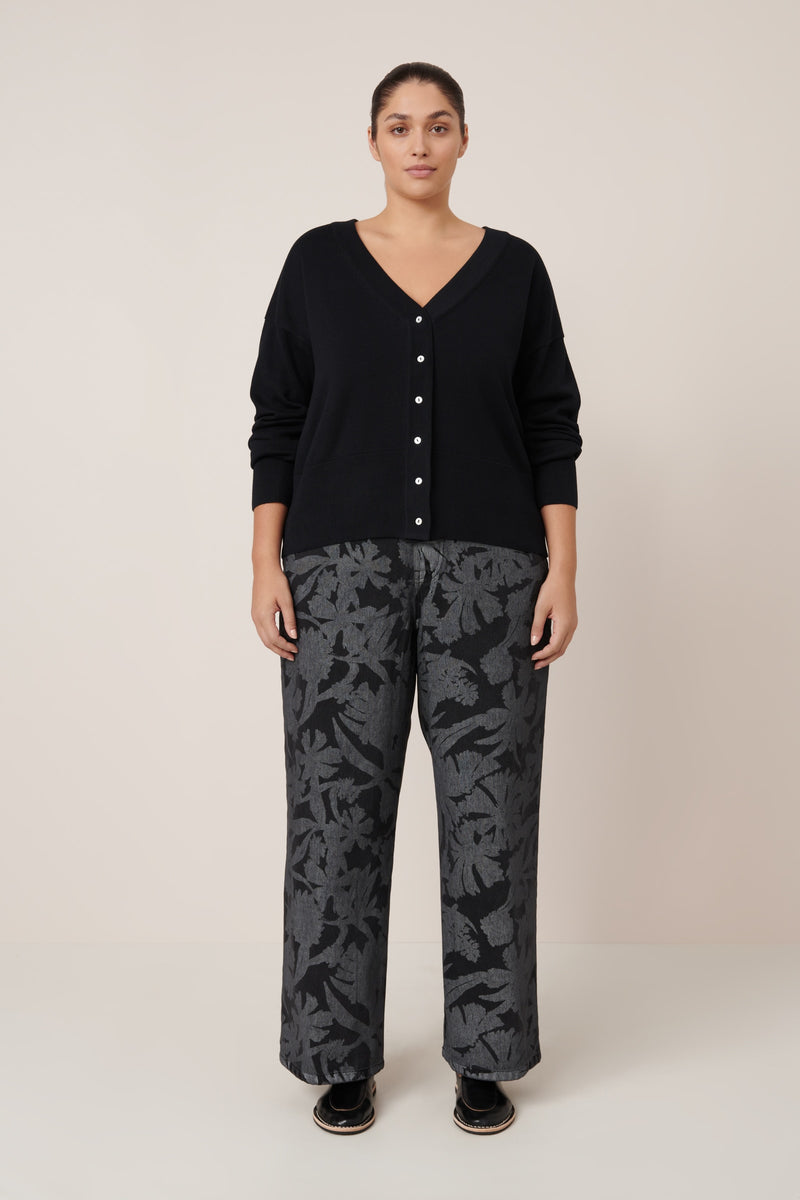 Kowtow Willow Cardigan Black
