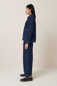 Kowtow Worker Jacket Indigo Denim