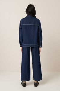 Kowtow Worker Jacket Indigo Denim