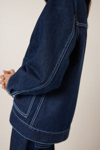 Kowtow Worker Jacket Indigo Denim