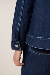 Kowtow Worker Jacket Indigo Denim