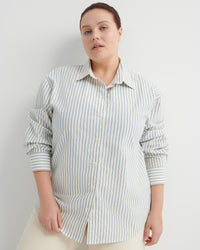 Kowtow Maker Shirt Ticking Stripe