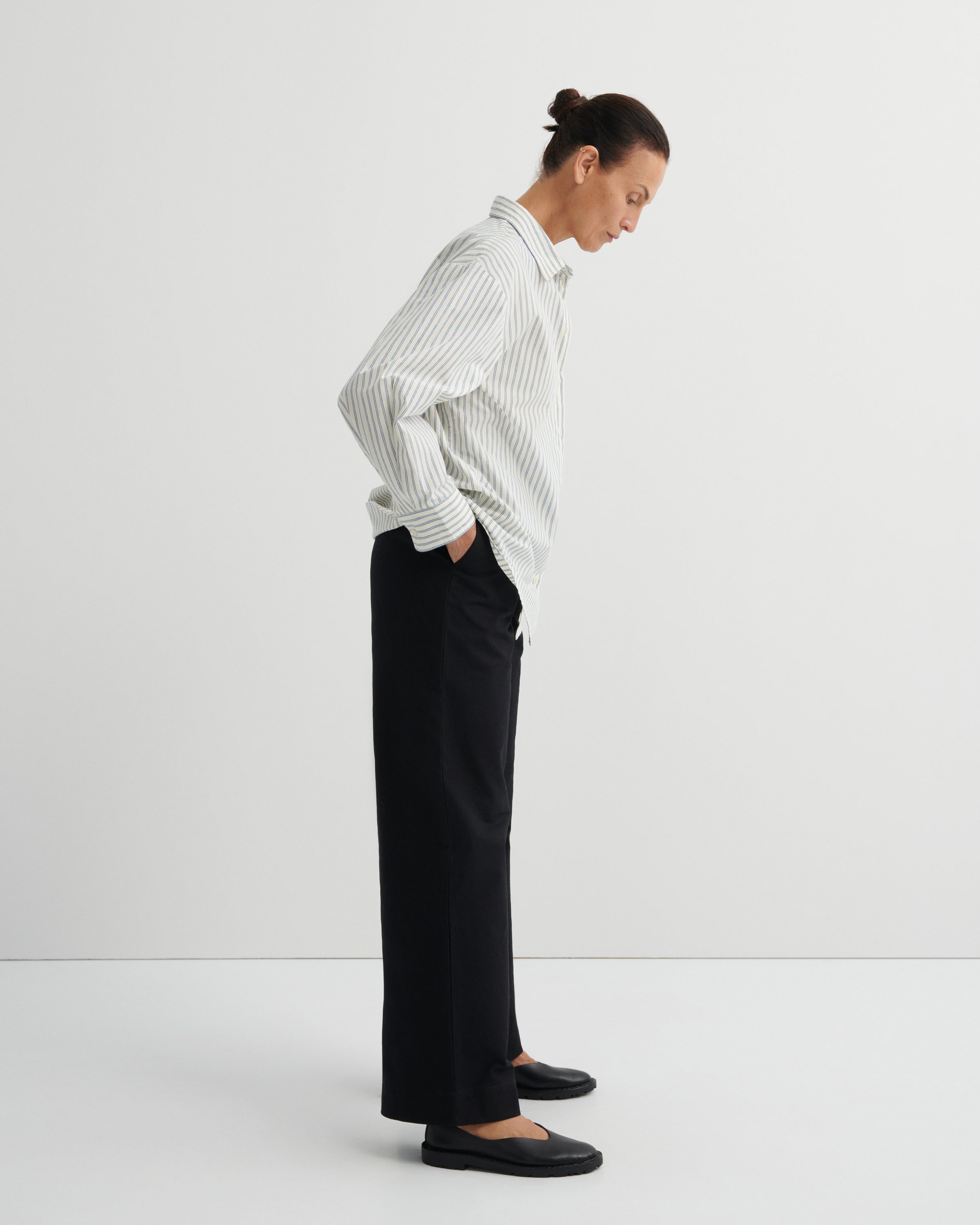 Kowtow Maker Shirt Ticking Stripe