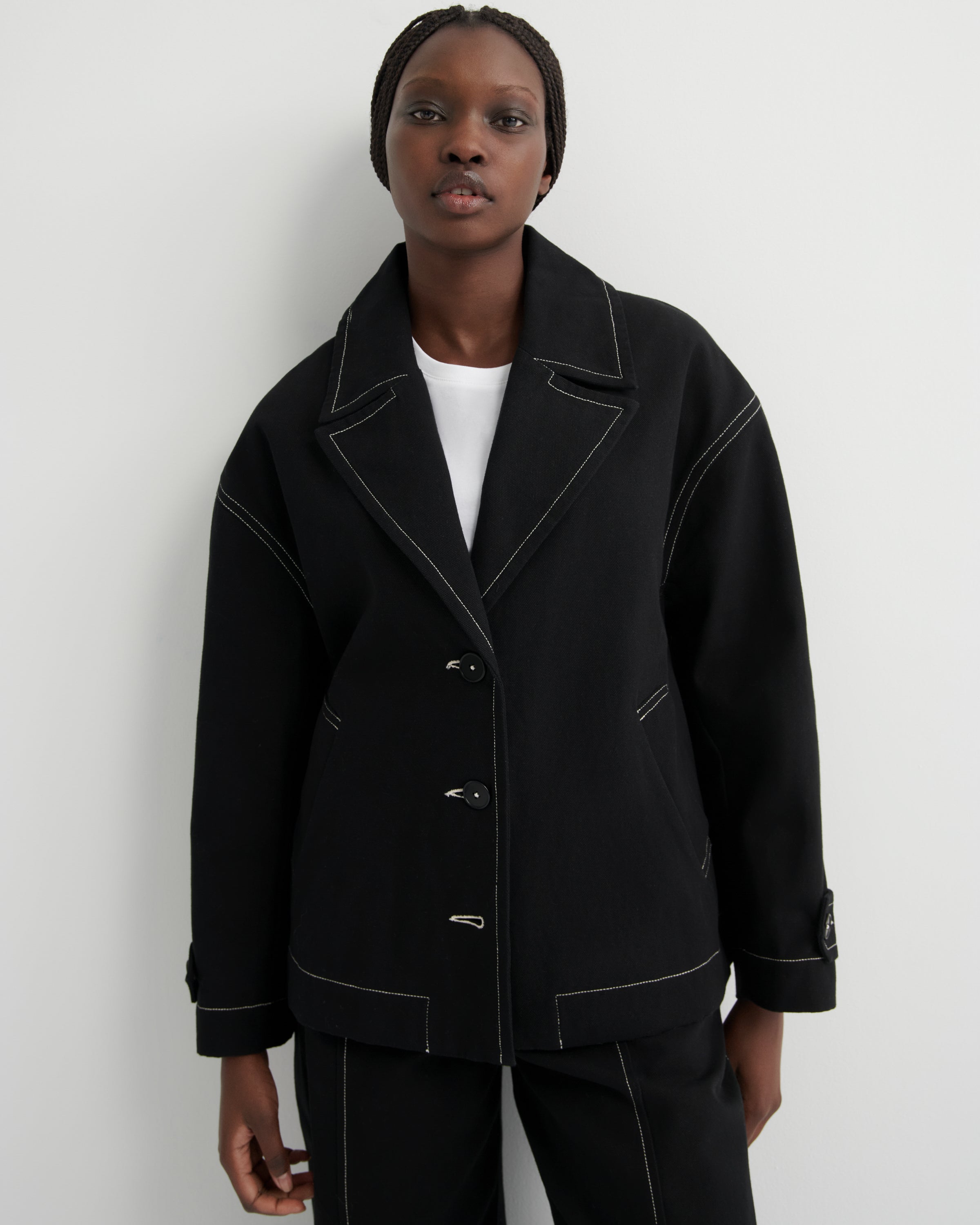 Kowtow Mural Jacket Black