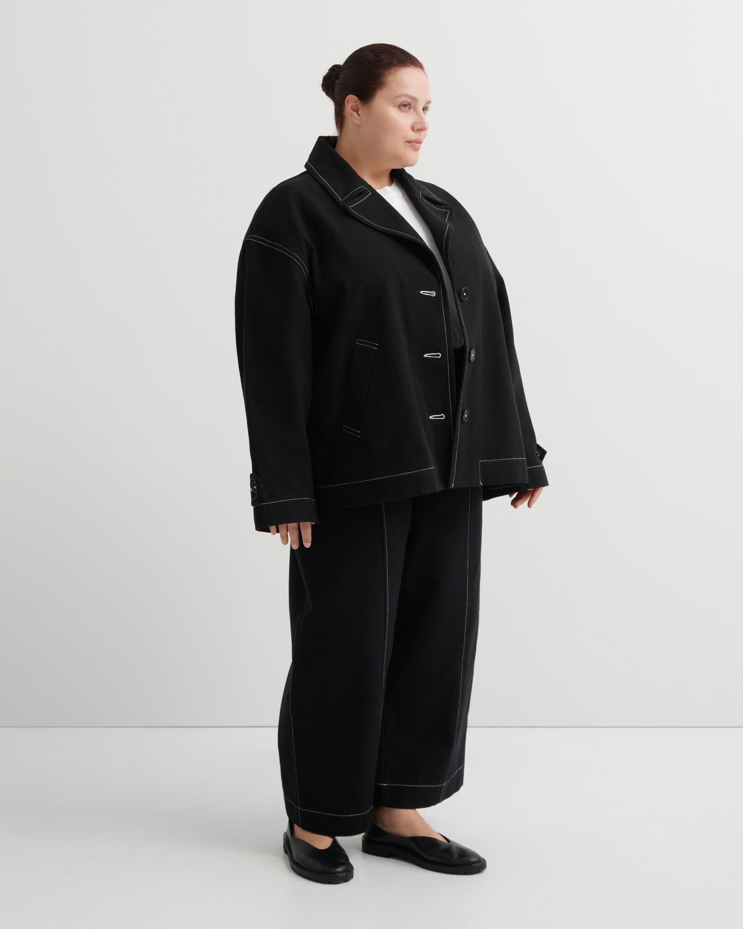 Kowtow Mural Jacket Black