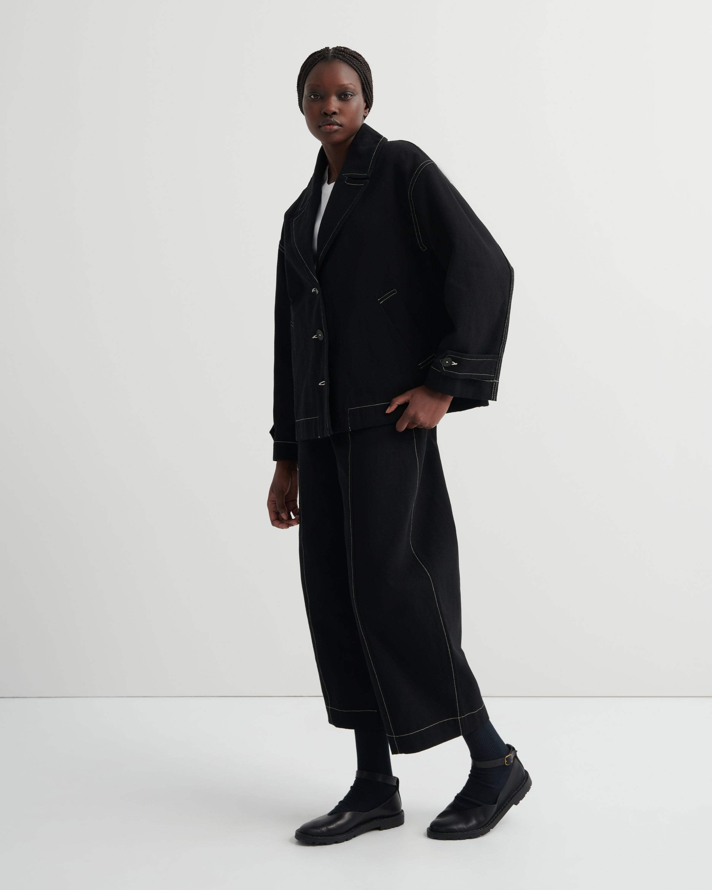 Kowtow Mural Jacket Black