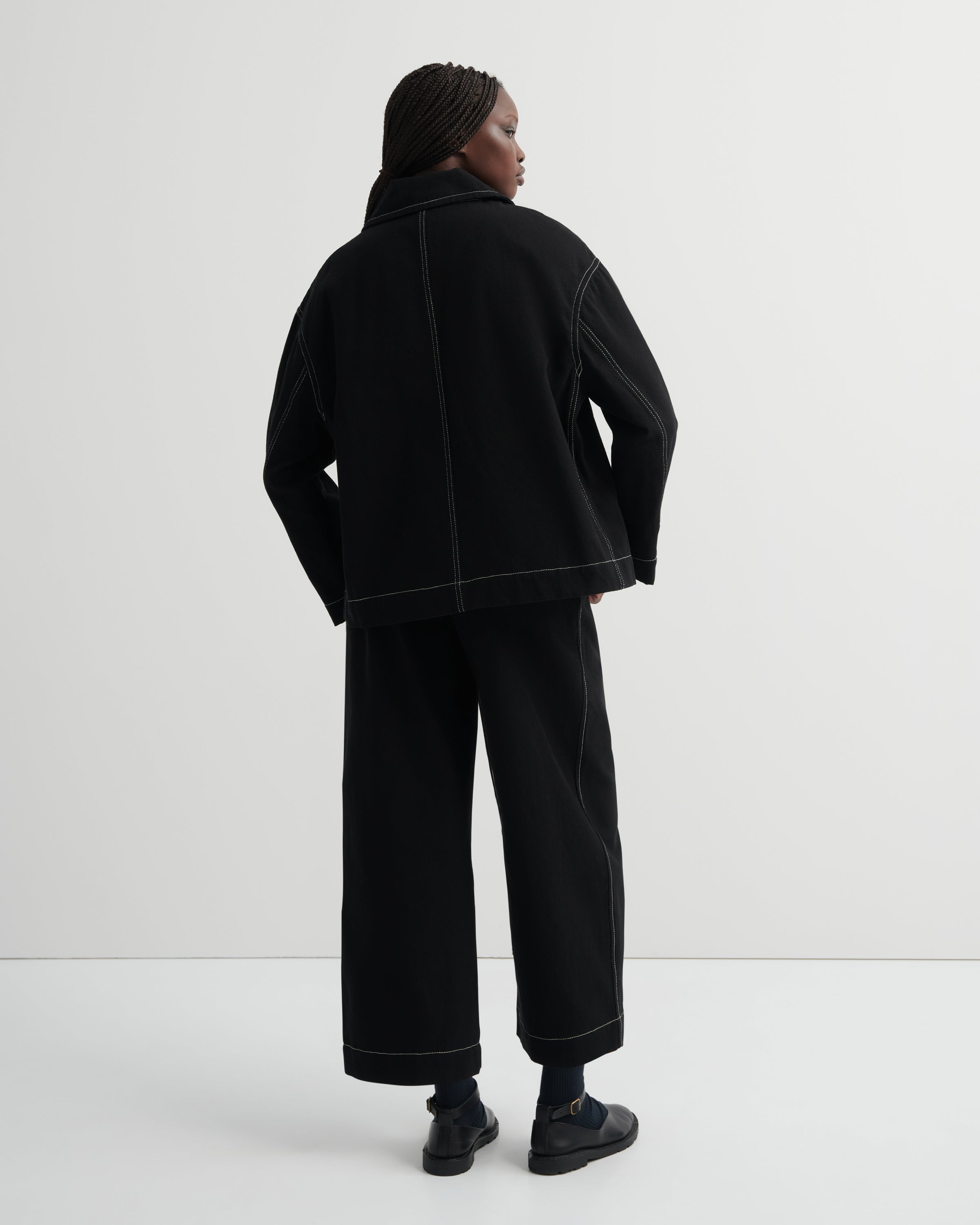 Kowtow Mural Jacket Black