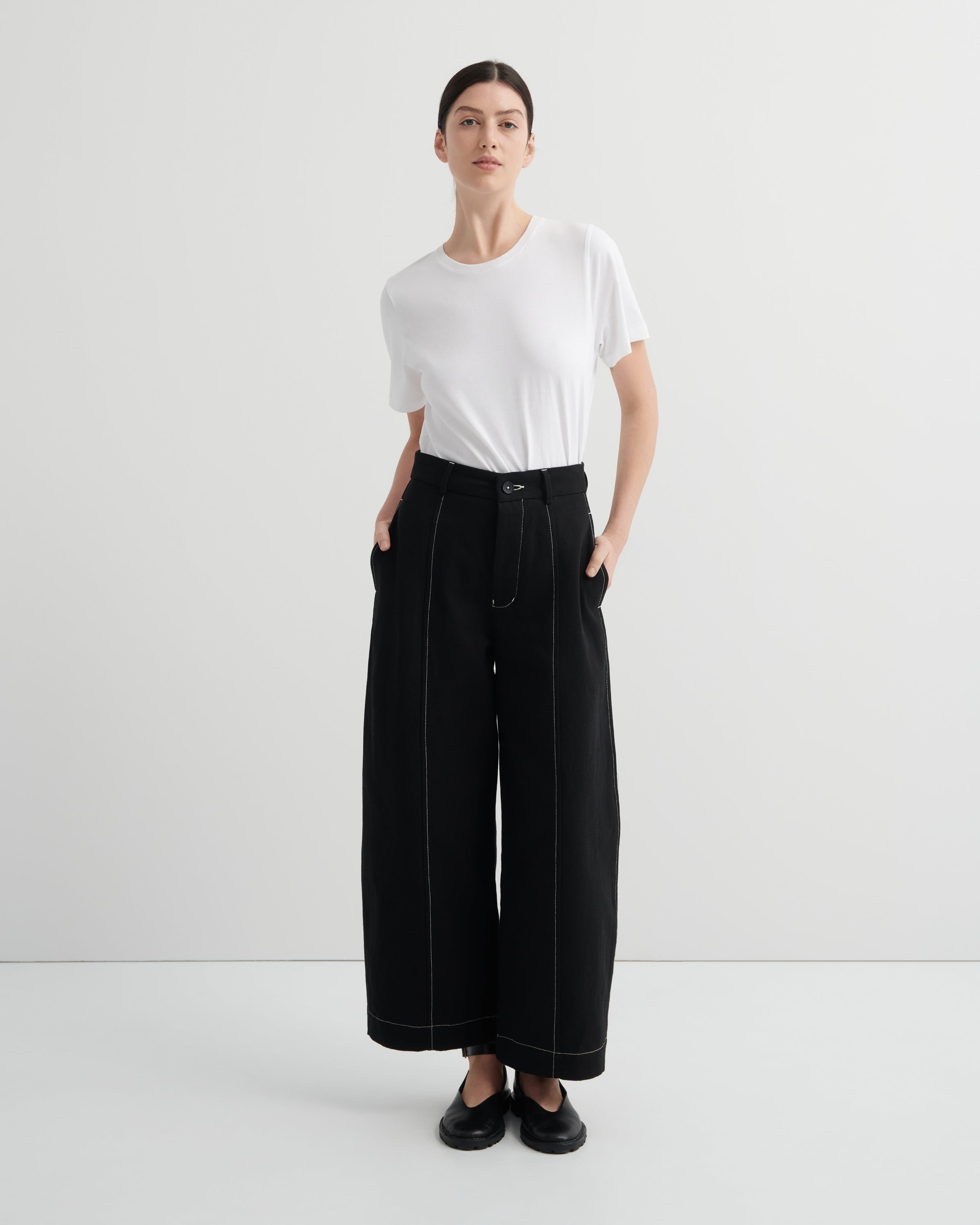 Kowtow Mural Pant Black