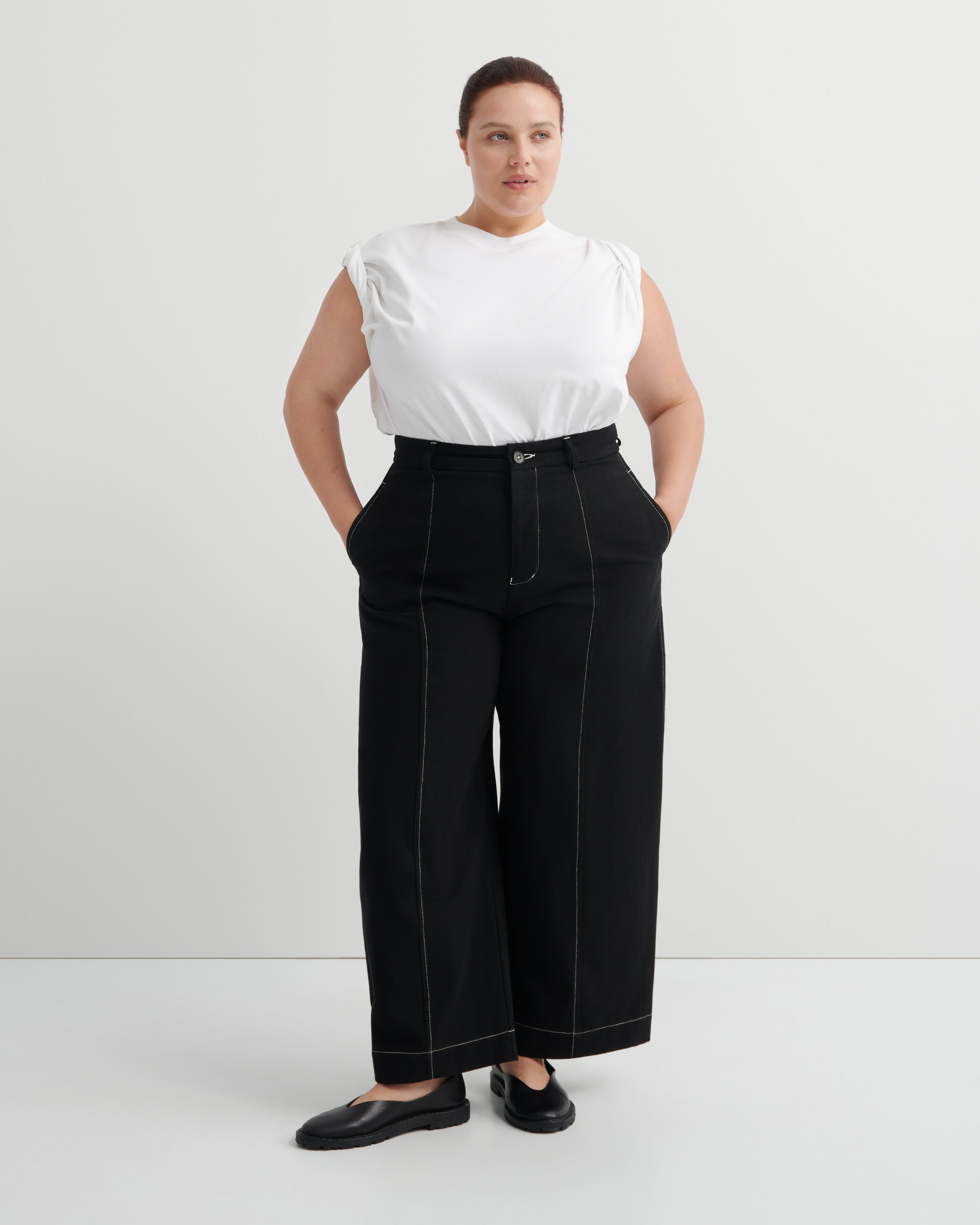 Kowtow Mural Pant Black
