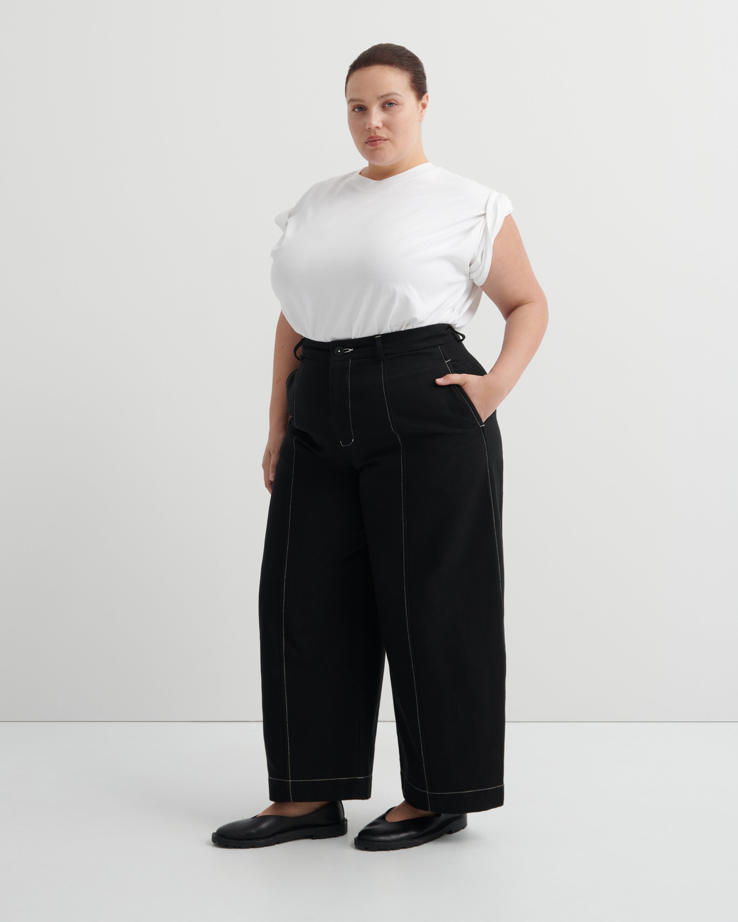 Kowtow Mural Pant Black