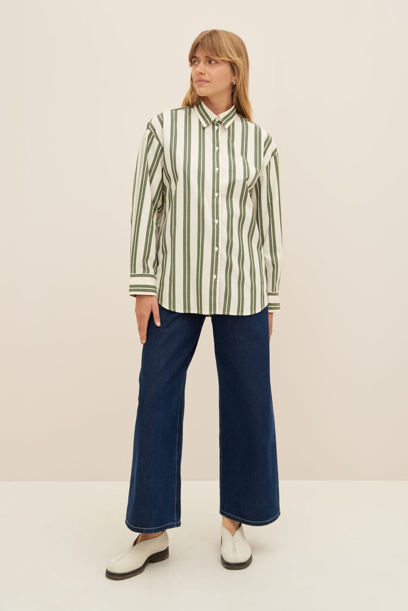 Kowtow Forest Stripe Petra Shirt