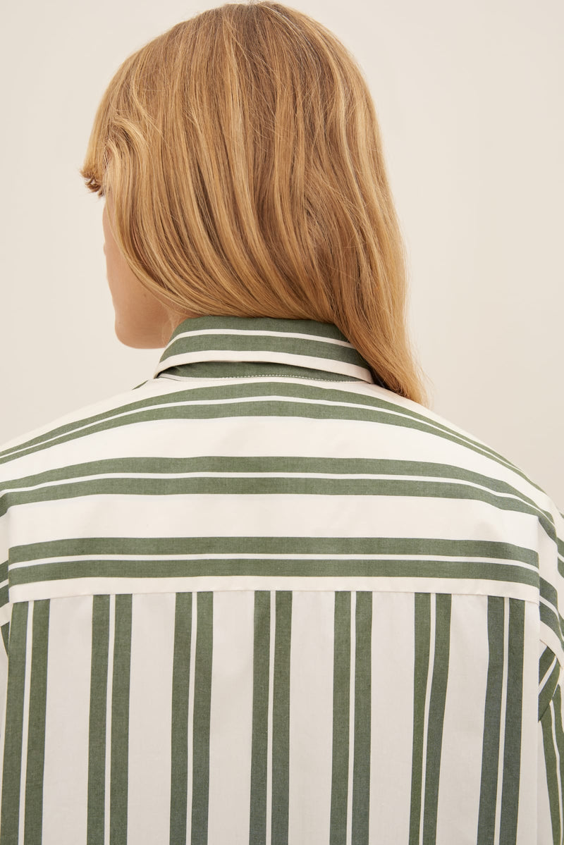 Kowtow Forest Stripe Petra Shirt