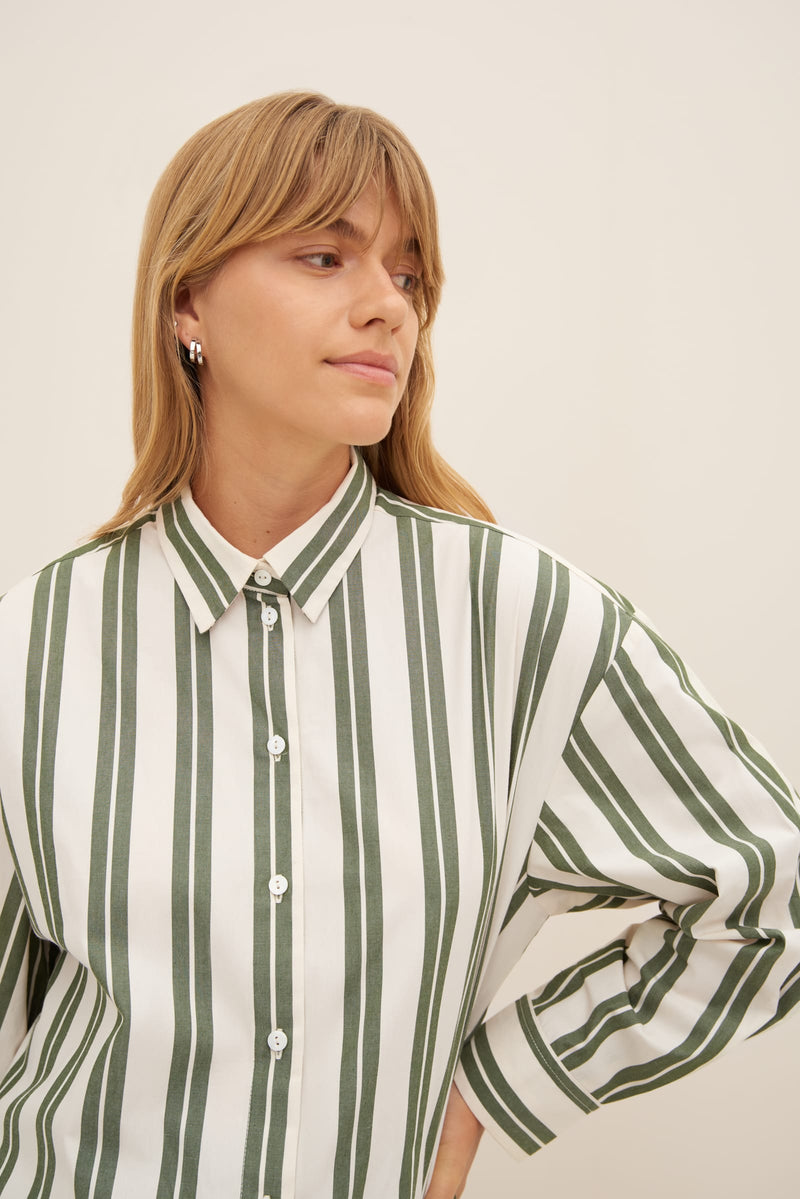 Kowtow Forest Stripe Petra Shirt