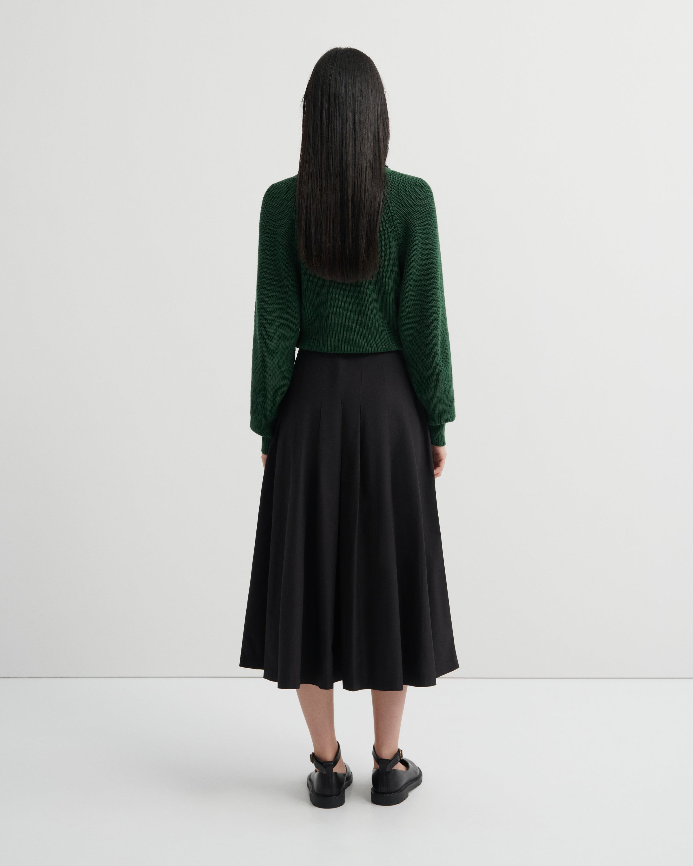 Kowtow Pleater Skirt Black