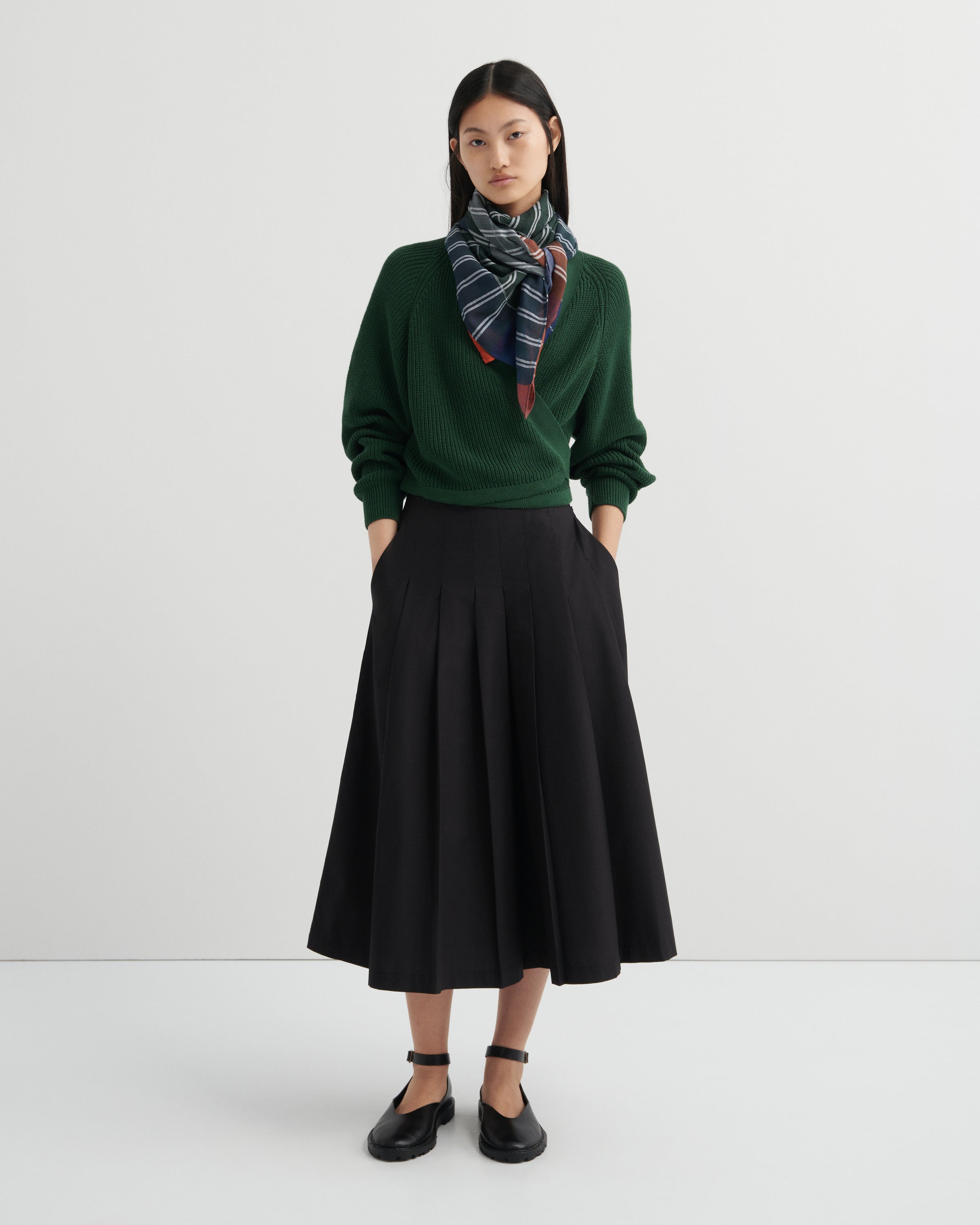 Kowtow Pleater Skirt Black