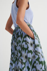 Kowtow Poet Skirt Misty Floral
