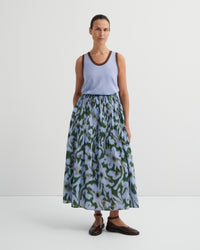 Kowtow Poet Skirt Misty Floral