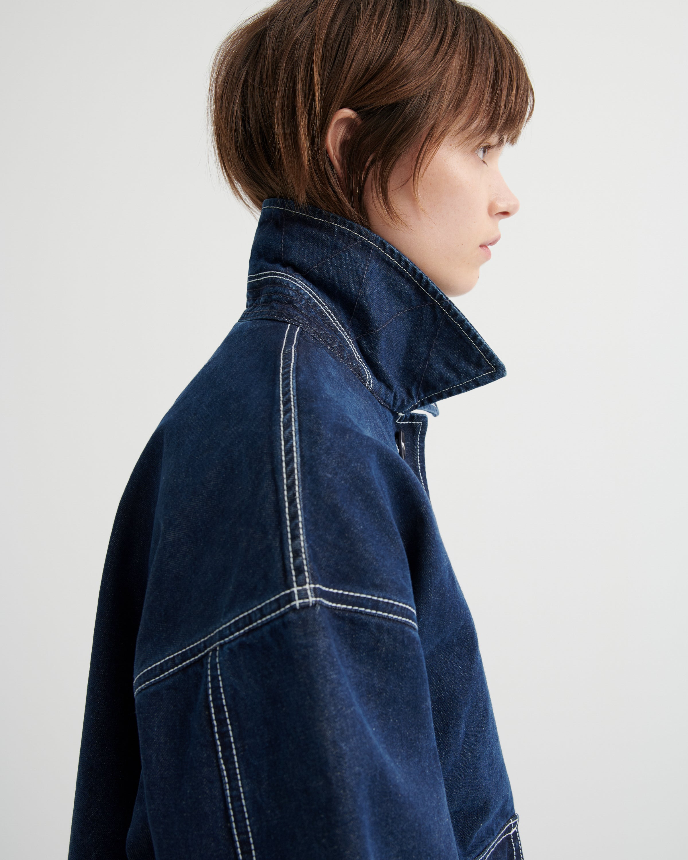 Kowtow Portrait Jacket Indigo Denim