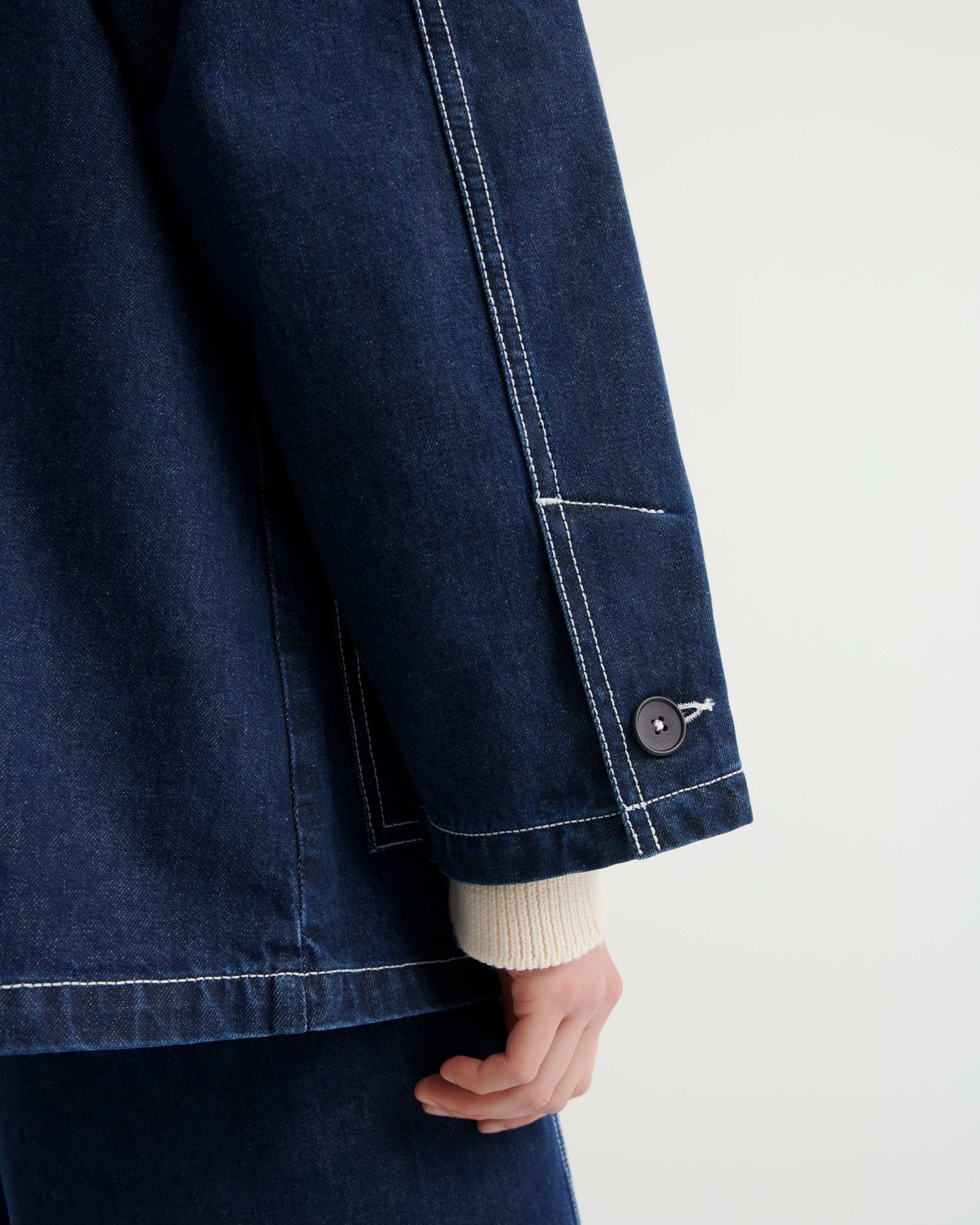 Kowtow Portrait Jacket Indigo Denim