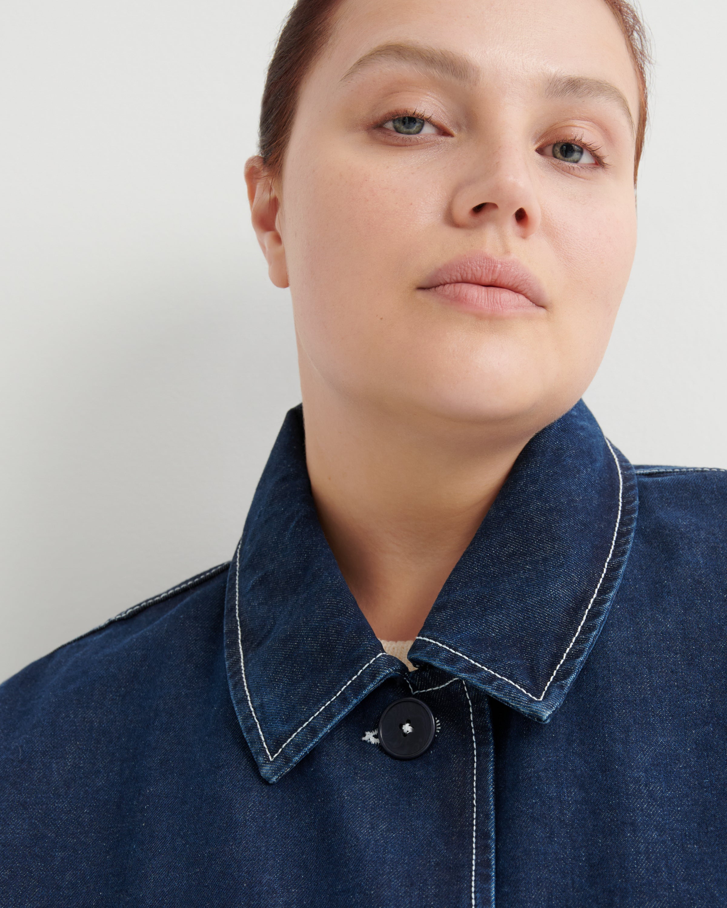 Kowtow Portrait Jacket Indigo Denim