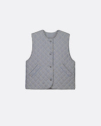 Kowtow Quilter Vest Landscape Check