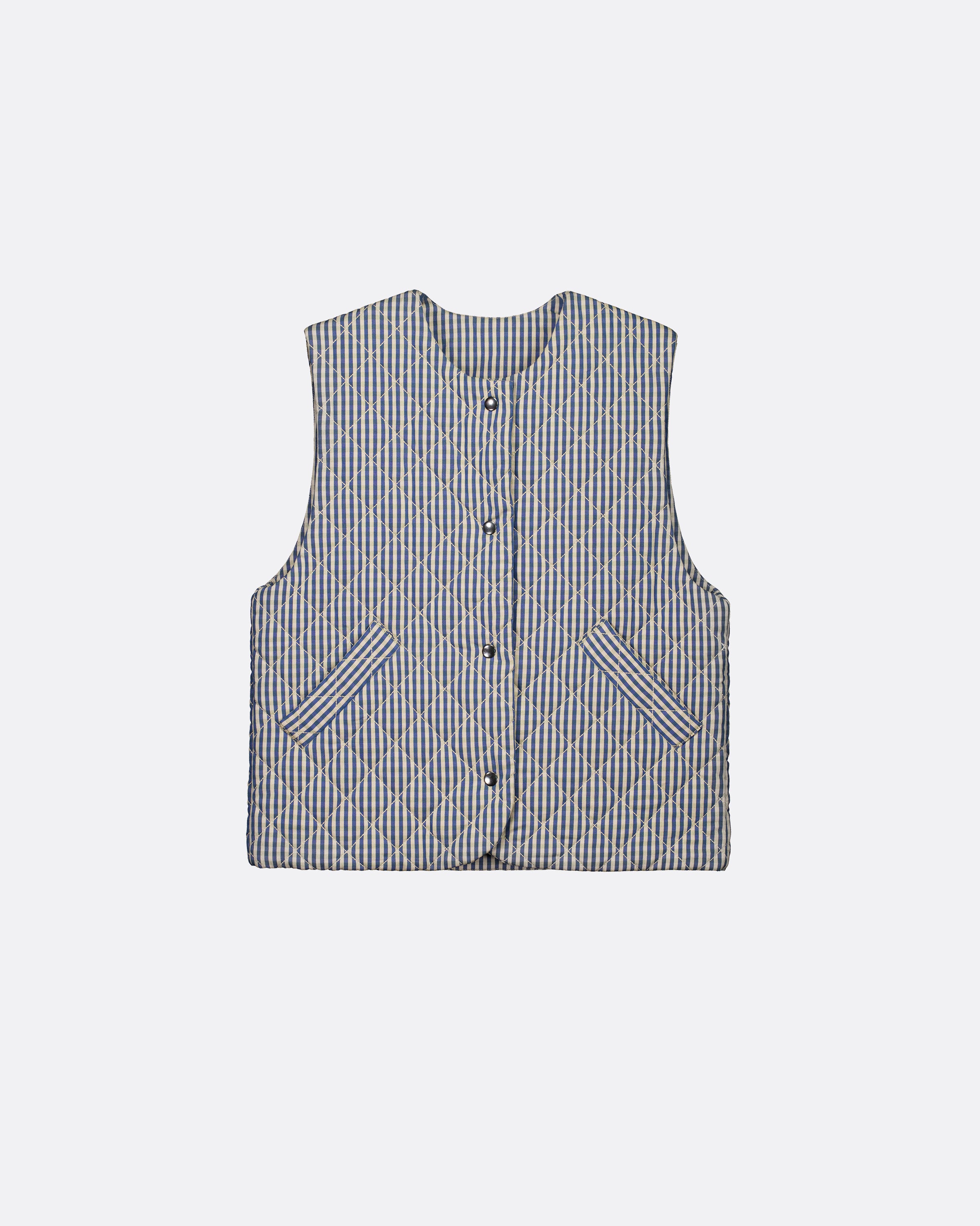 Kowtow Quilter Vest Landscape Check