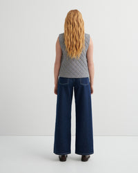 Kowtow Quilter Vest Landscape Check