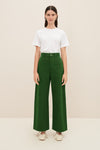 Kowtow Green Denim Sailor Jeans