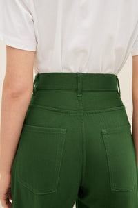 Kowtow Green Denim Sailor Jeans