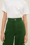 Kowtow Green Denim Sailor Jeans