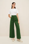 Kowtow Green Denim Sailor Jeans