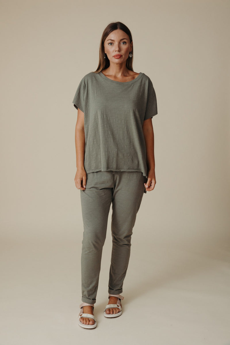 Talamaya Shoreline T-Shirt Dusty Olive