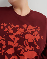 Kowtow Stencil Tee Maroon