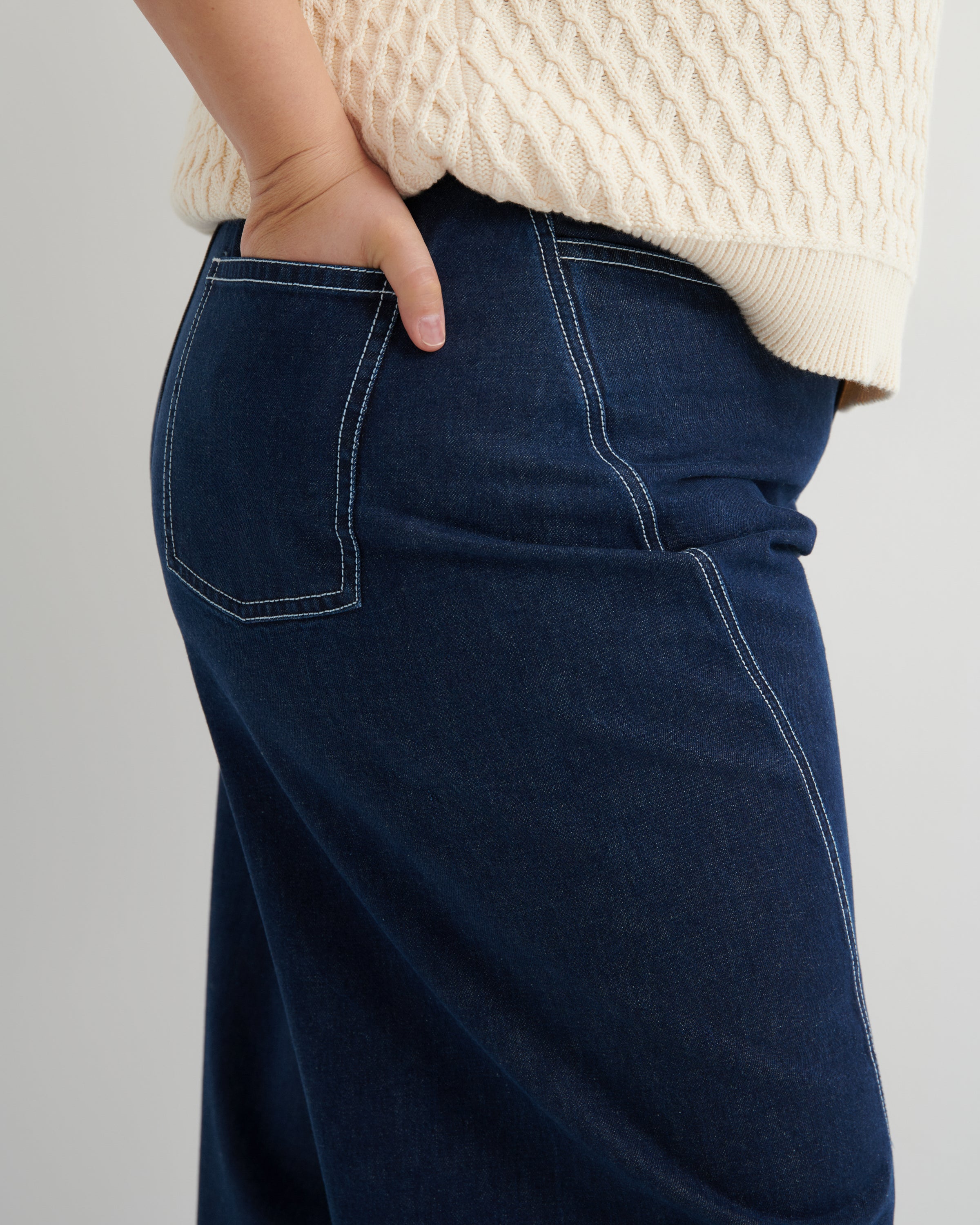 Kowtow Twist Jeans Indigo Denim