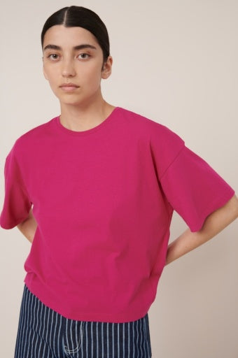 Kowtow Light Boxy Tee Magenta