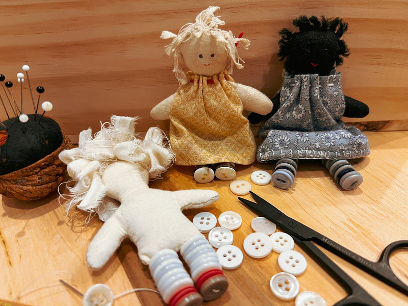 Winter Workshop: Vintage Button Doll