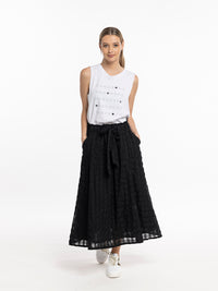 X.LAB Refraction Lined Skirt Black