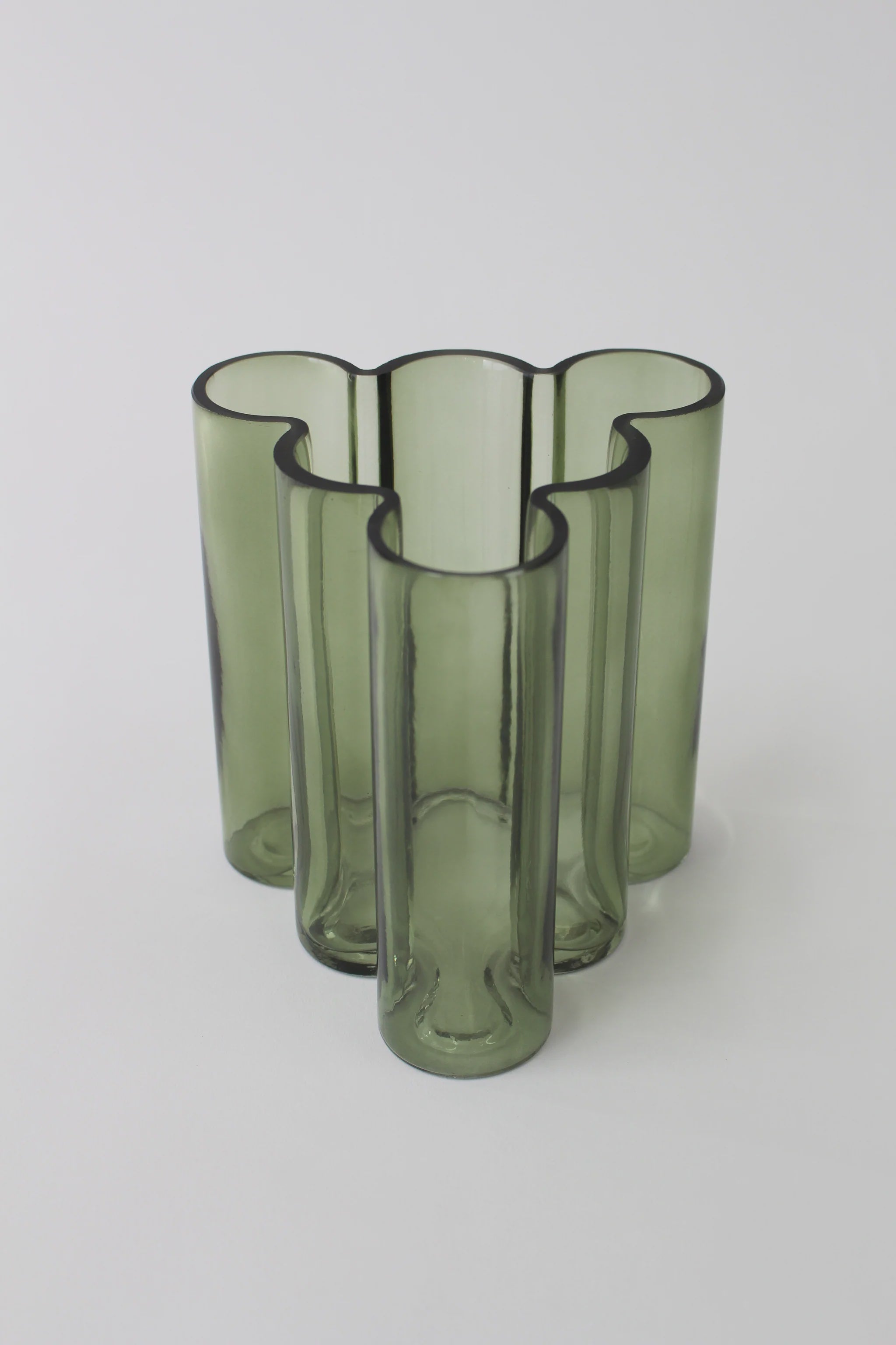 Glass Vase | Green Trevi