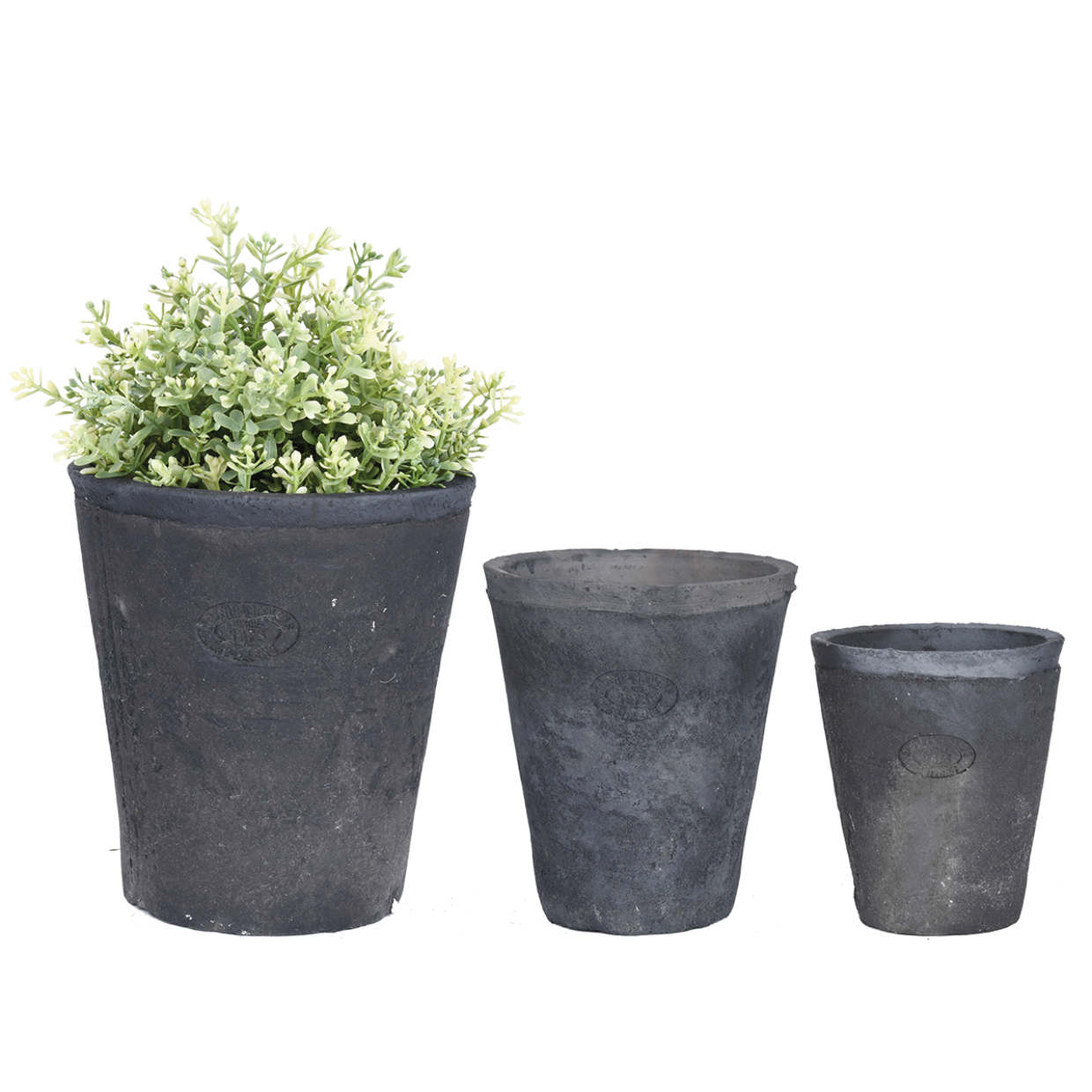 Terracotta Flower Pot | Grey