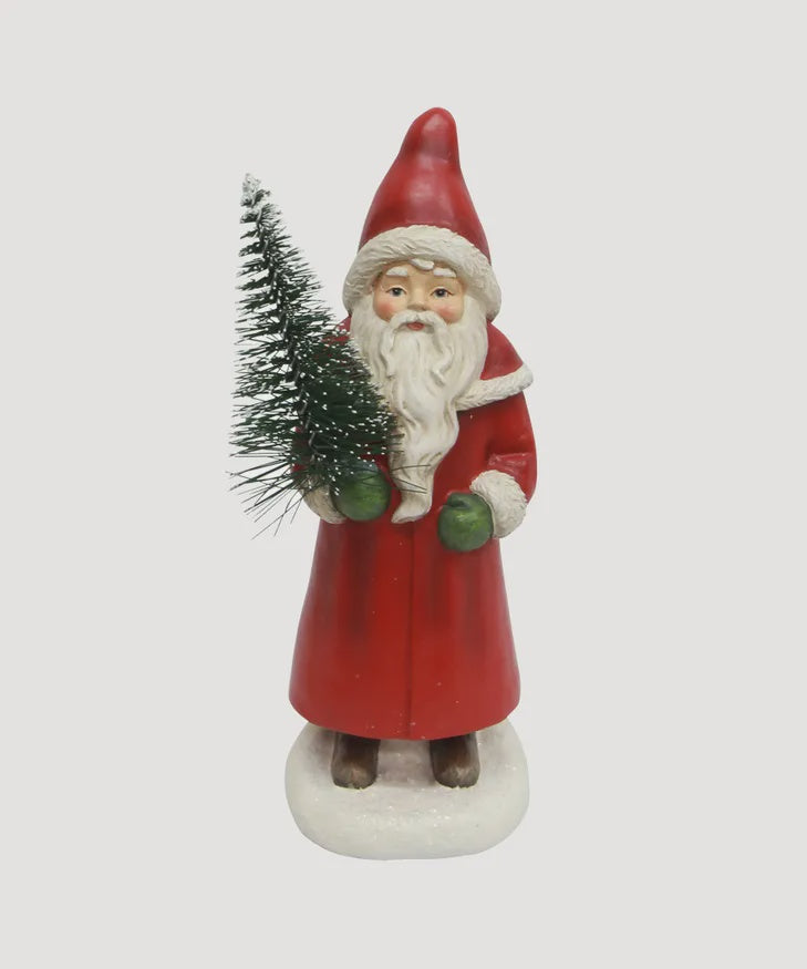 Vintage Santa with Tree