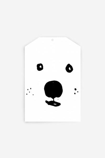 Gift Tag | Bear Face
